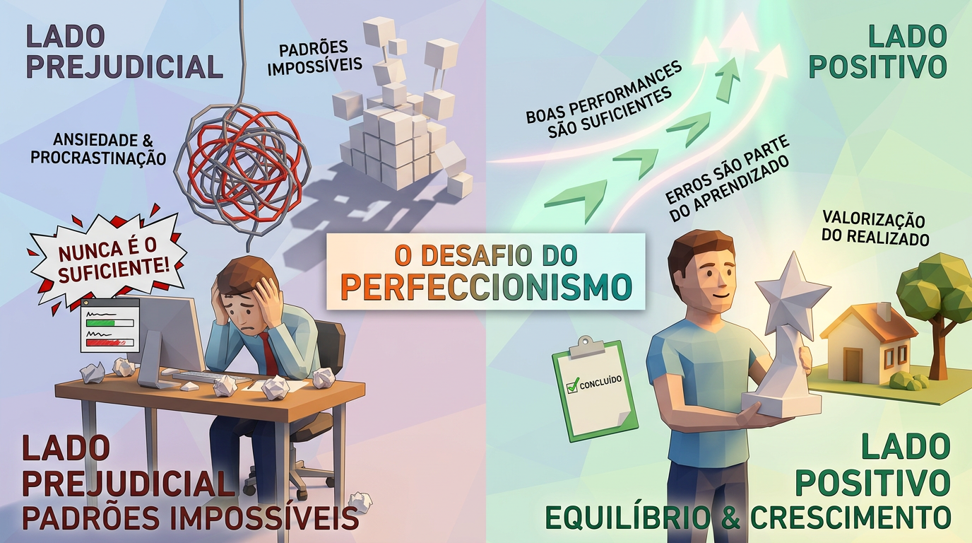O medo de errar e a necessidade de perfeição — Fazer bem feito não é fazer perfeito.