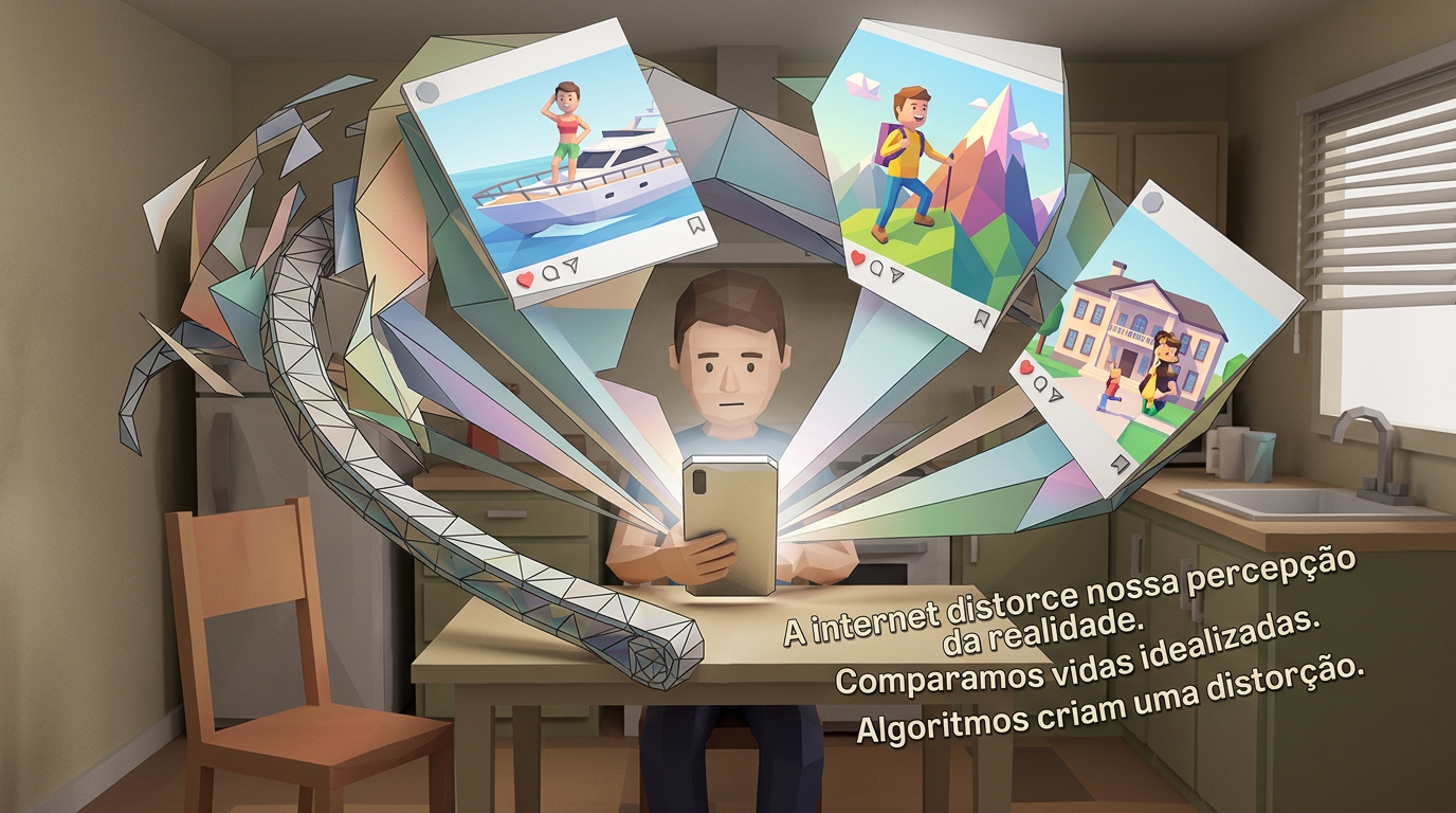 A normalidade que a internet distorceu — quando o excepcional parece normal.
