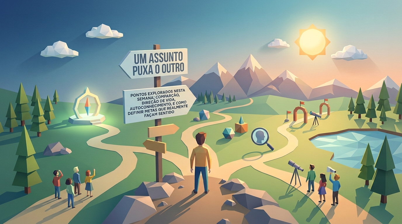 Por Onde a Conversa Andou #08: Caminhos, Metas e Autoconhecimento.